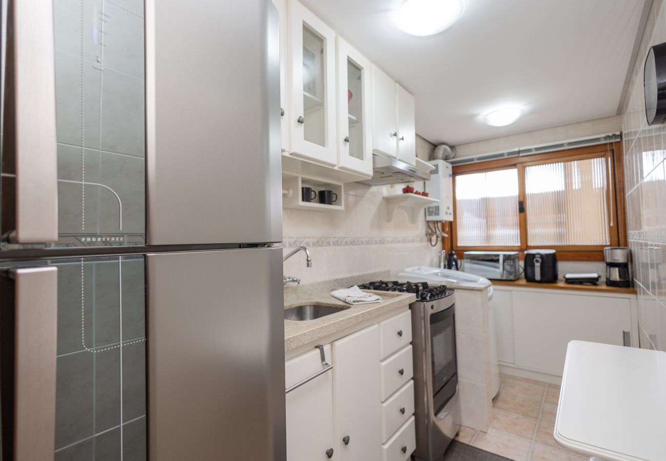 Apartamento em Gramado - NOVO!Apto 2d a 700m da R Coberta! C Super Terraço!