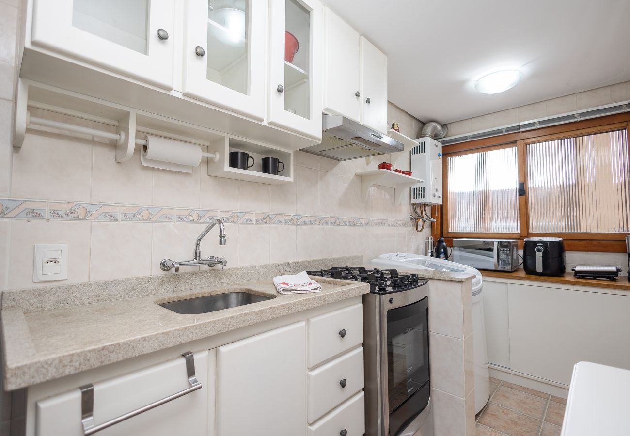 Apartamento em Gramado - NOVO!Apto 2d a 700m da R Coberta! C Super Terraço!
