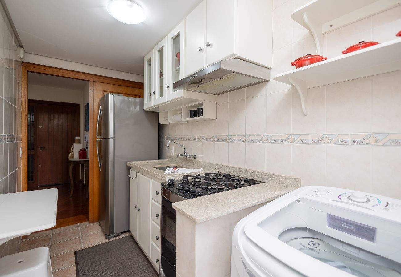 Apartamento em Gramado - NOVO!Apto 2d a 700m da R Coberta! C Super Terraço!