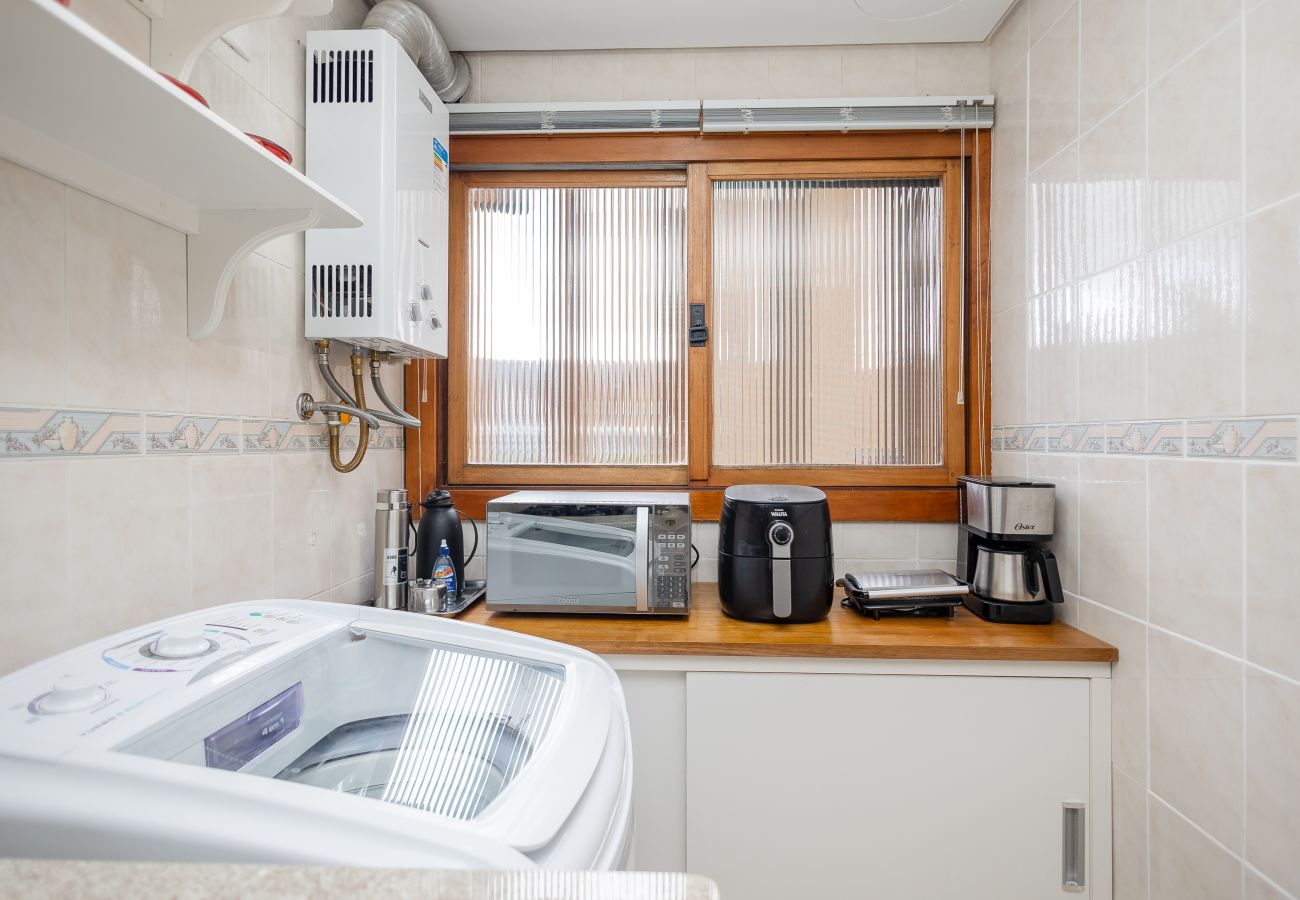 Apartamento em Gramado - NOVO!Apto 2d a 700m da R Coberta! C Super Terraço!