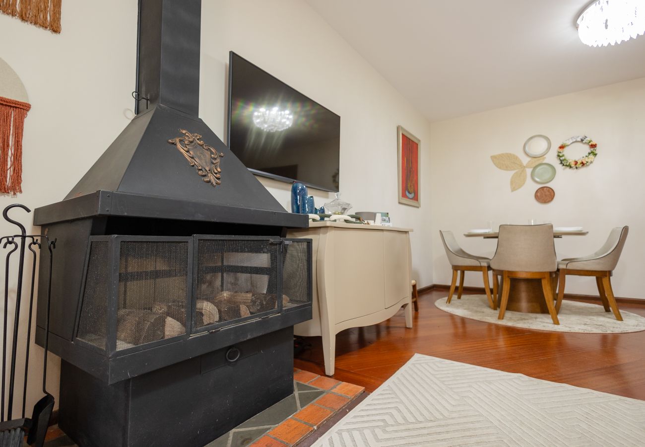 Apartamento em Gramado - NOVO!Apto 2d a 700m da R Coberta! C Super Terraço!