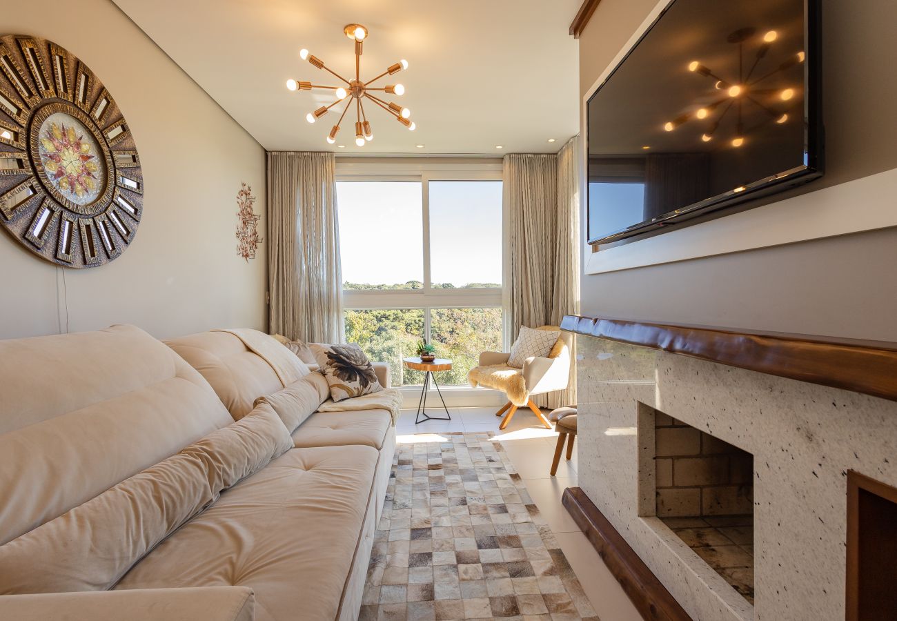 Apartamento em Gramado - Ap 2D (1 suíte) com Vista para o Bosque!