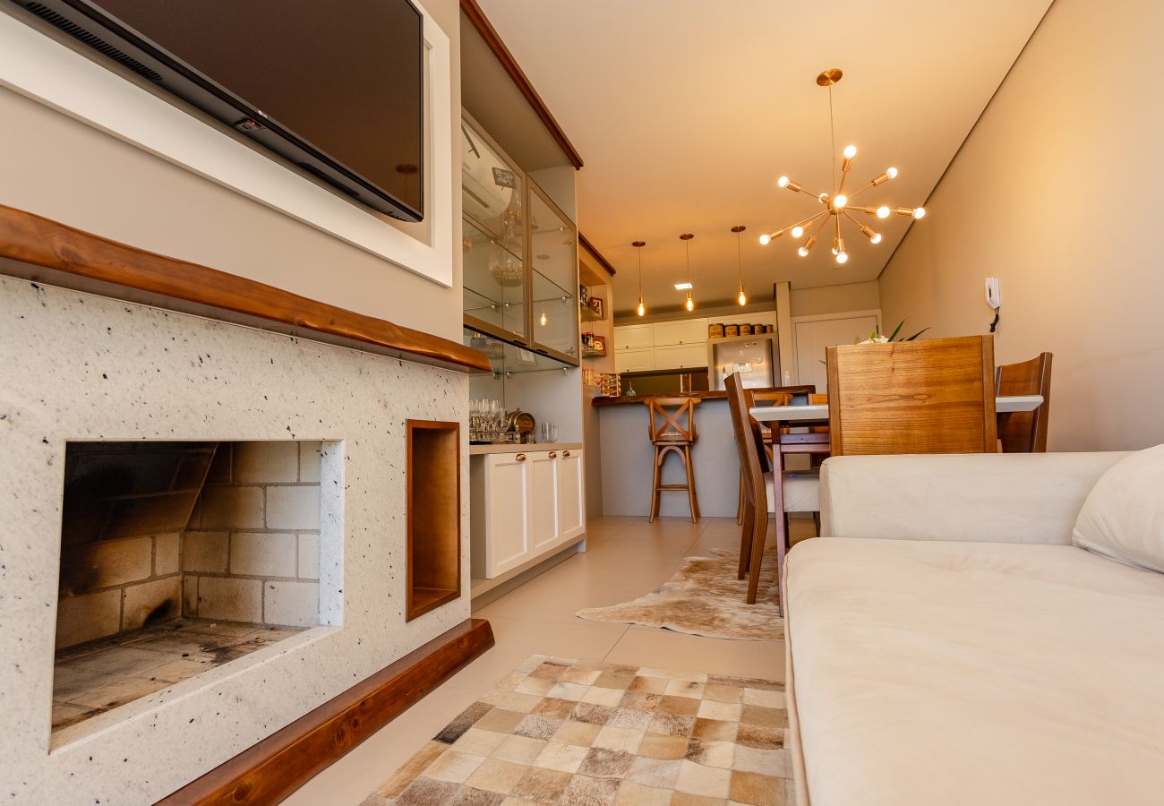 Apartamento em Gramado - Ap 2D (1 suíte) com Vista para o Bosque!
