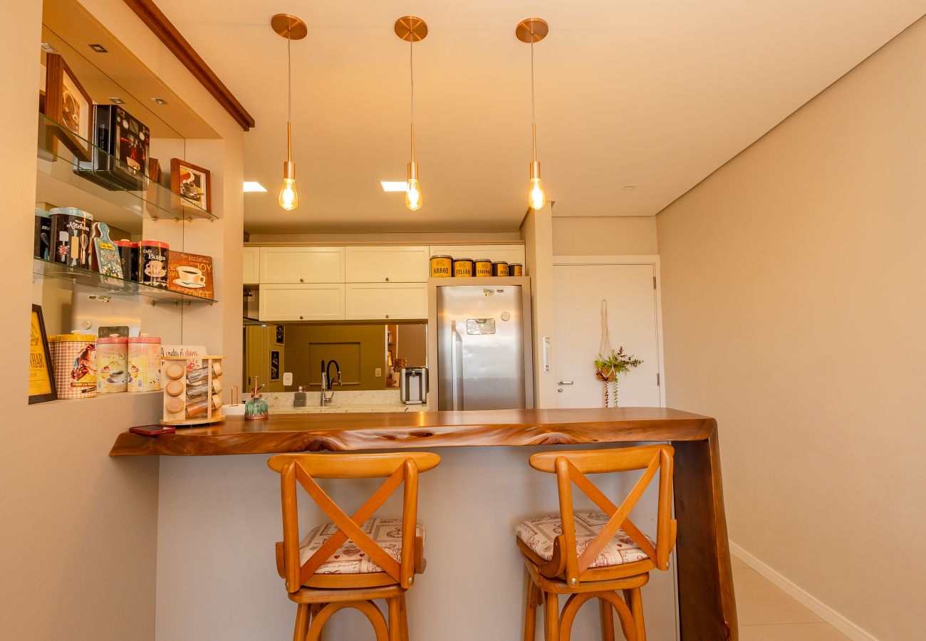 Apartamento em Gramado - Ap 2D (1 suíte) com Vista para o Bosque!