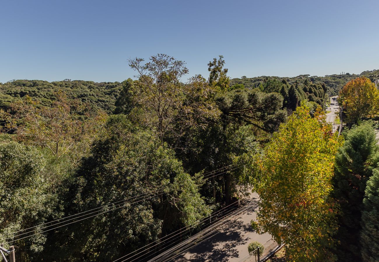 Apartamento em Gramado - Ap 2D (1 suíte) com Vista para o Bosque!