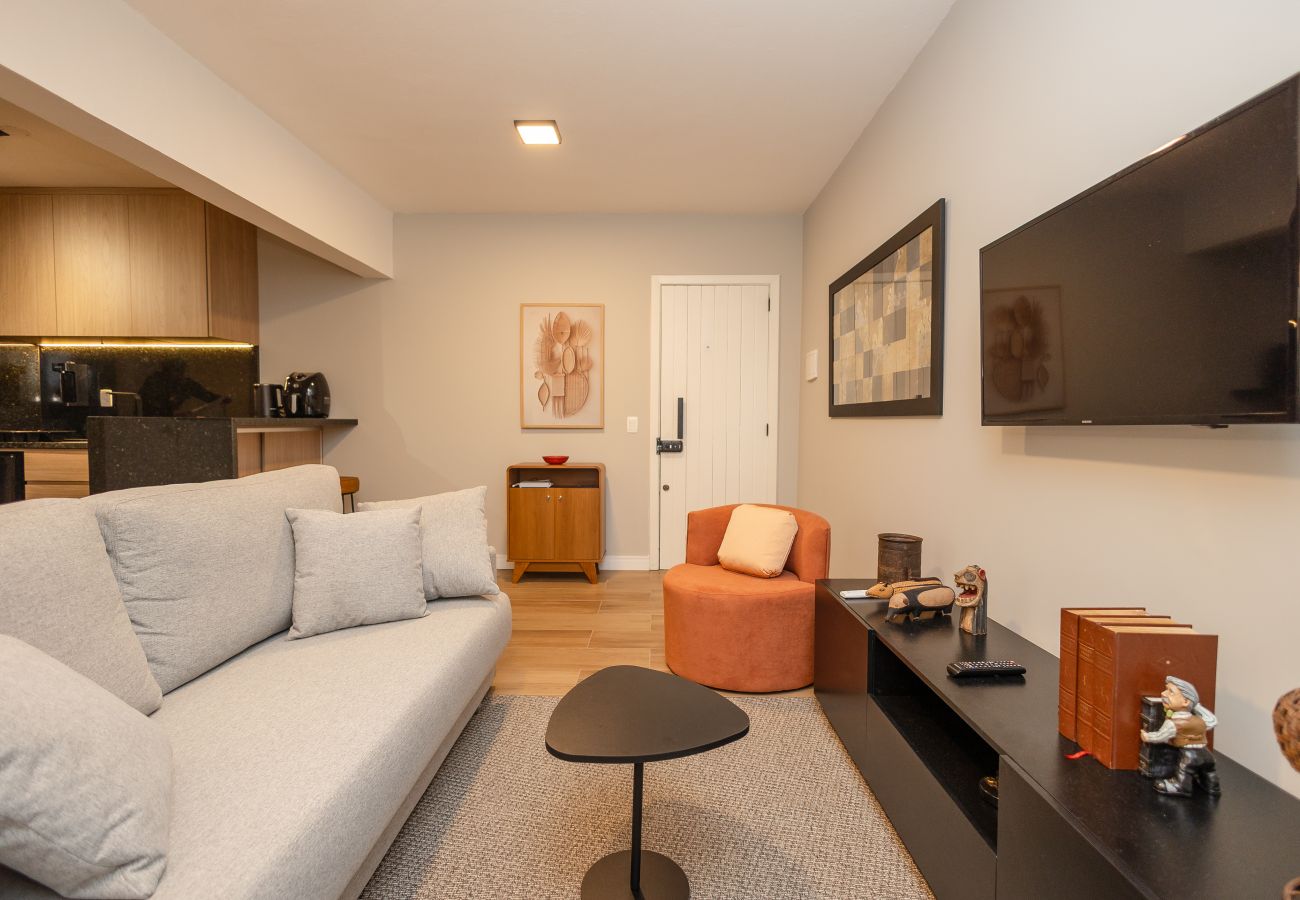 Apartamento em Gramado - Ap para 4 em Gramado, a 40m da Rua Coberta
