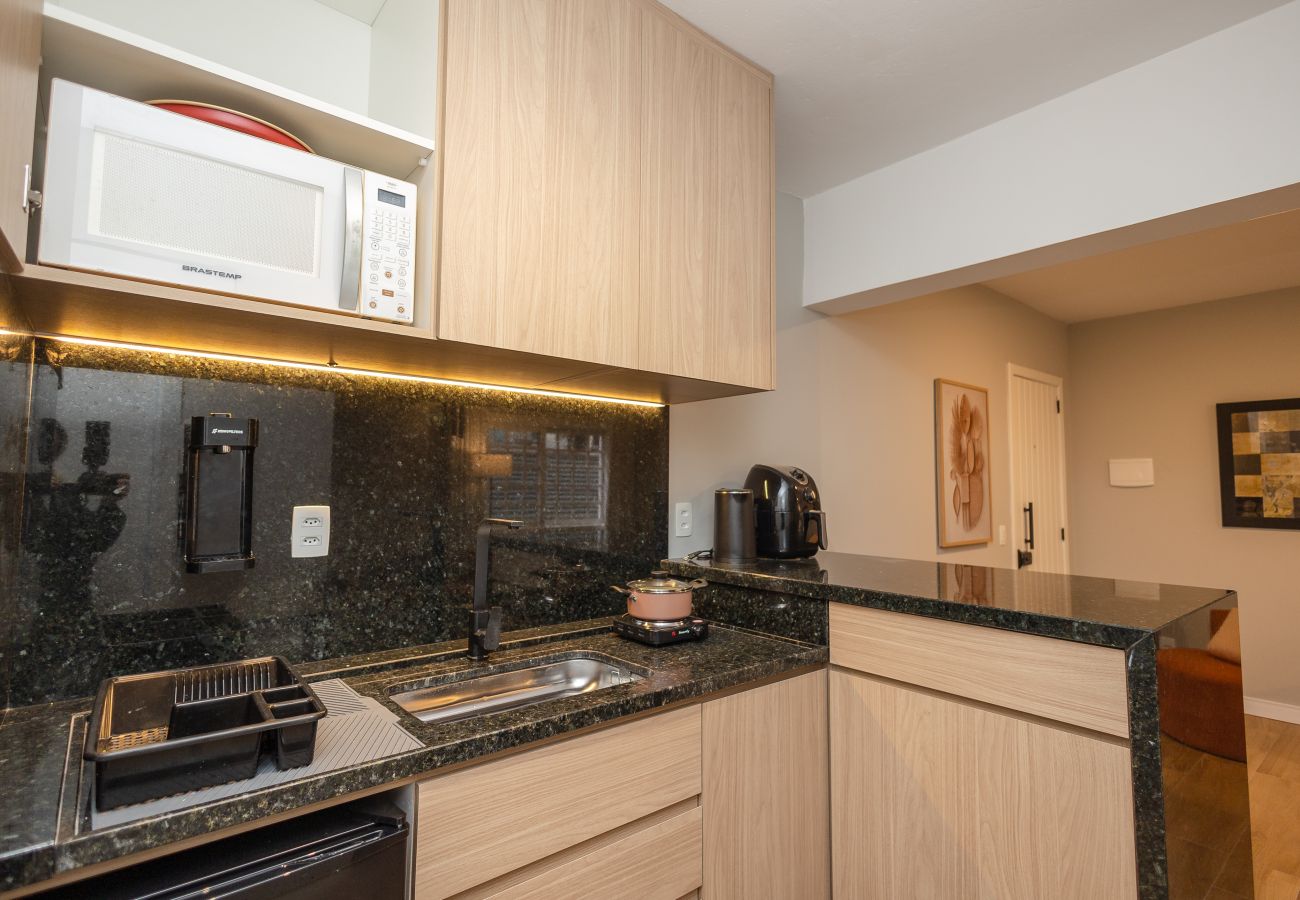 Apartamento em Gramado - Ap para 4 em Gramado, a 40m da Rua Coberta