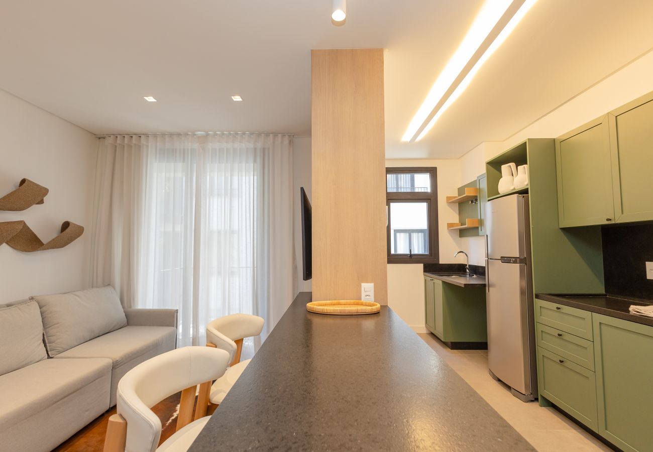 Apartamento em Gramado - NOVO! Apto 2 suítes a 400m da R Coberta!