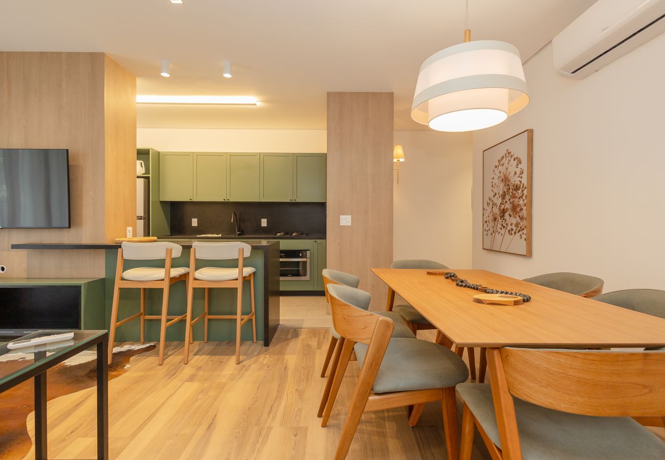 Apartamento em Gramado - NOVO! Apto 2 suítes a 400m da R Coberta!