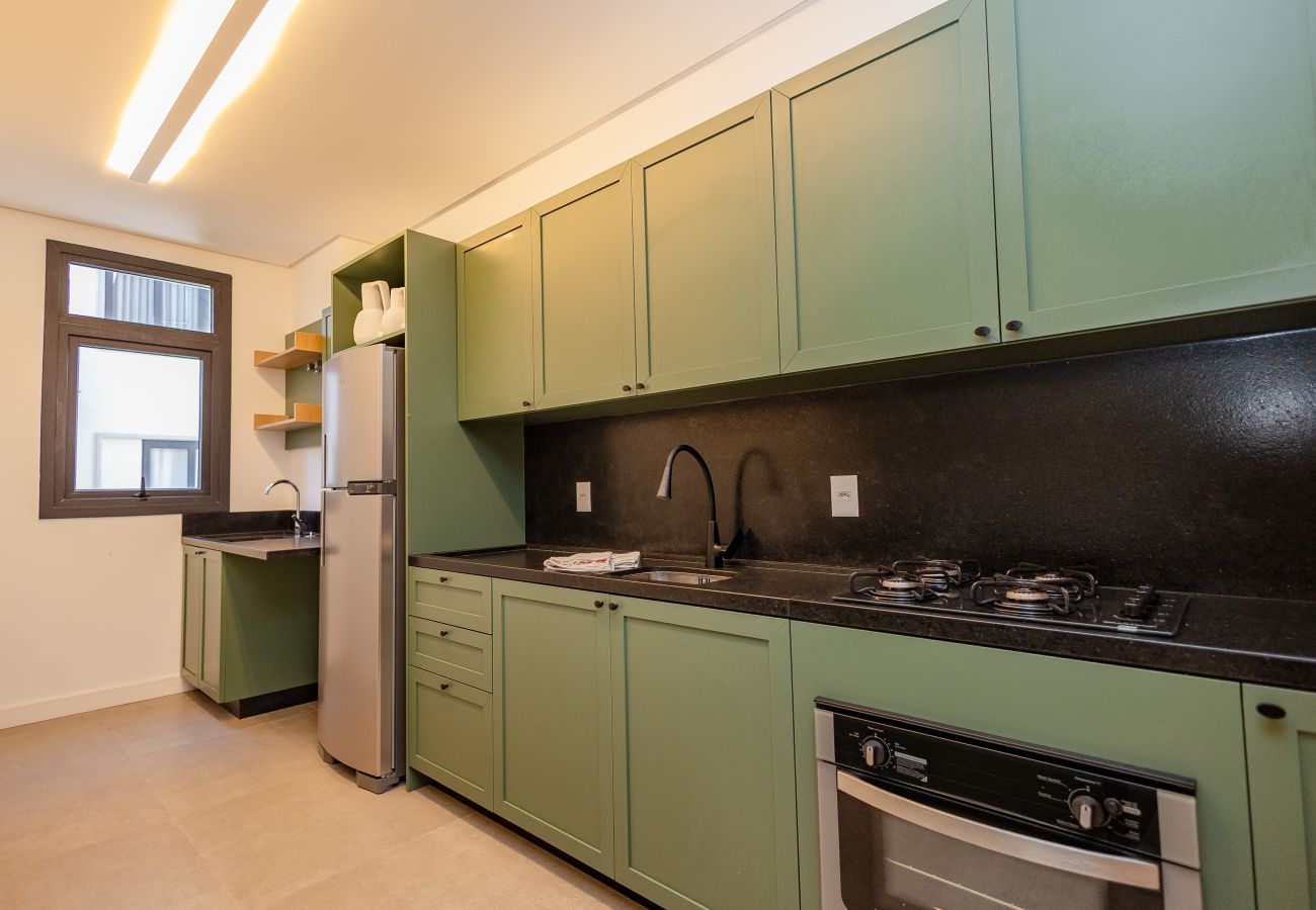 Apartamento em Gramado - NOVO! Apto 2 suítes a 400m da R Coberta!