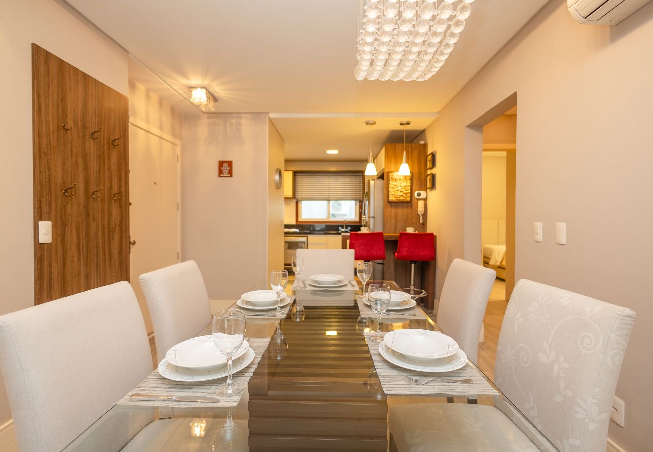 Apartamento em Gramado - NOVO! Ap 2Q com suite a 300m da R Coberta!