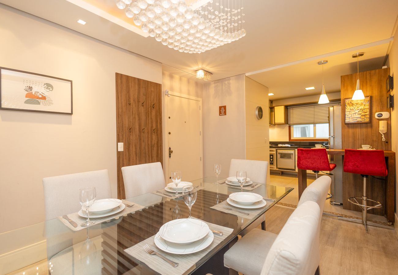Apartamento em Gramado - NOVO! Ap 2Q com suite a 300m da R Coberta!