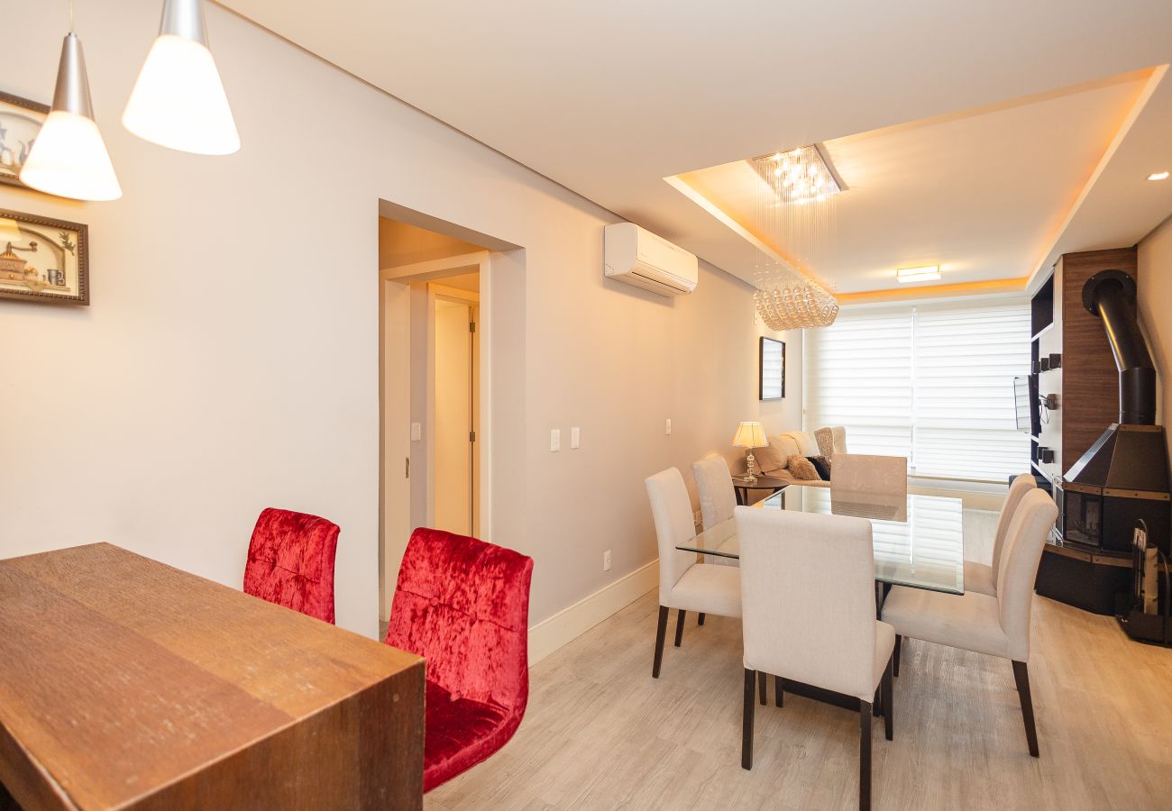 Apartamento em Gramado - NOVO! Ap 2Q com suite a 300m da R Coberta!