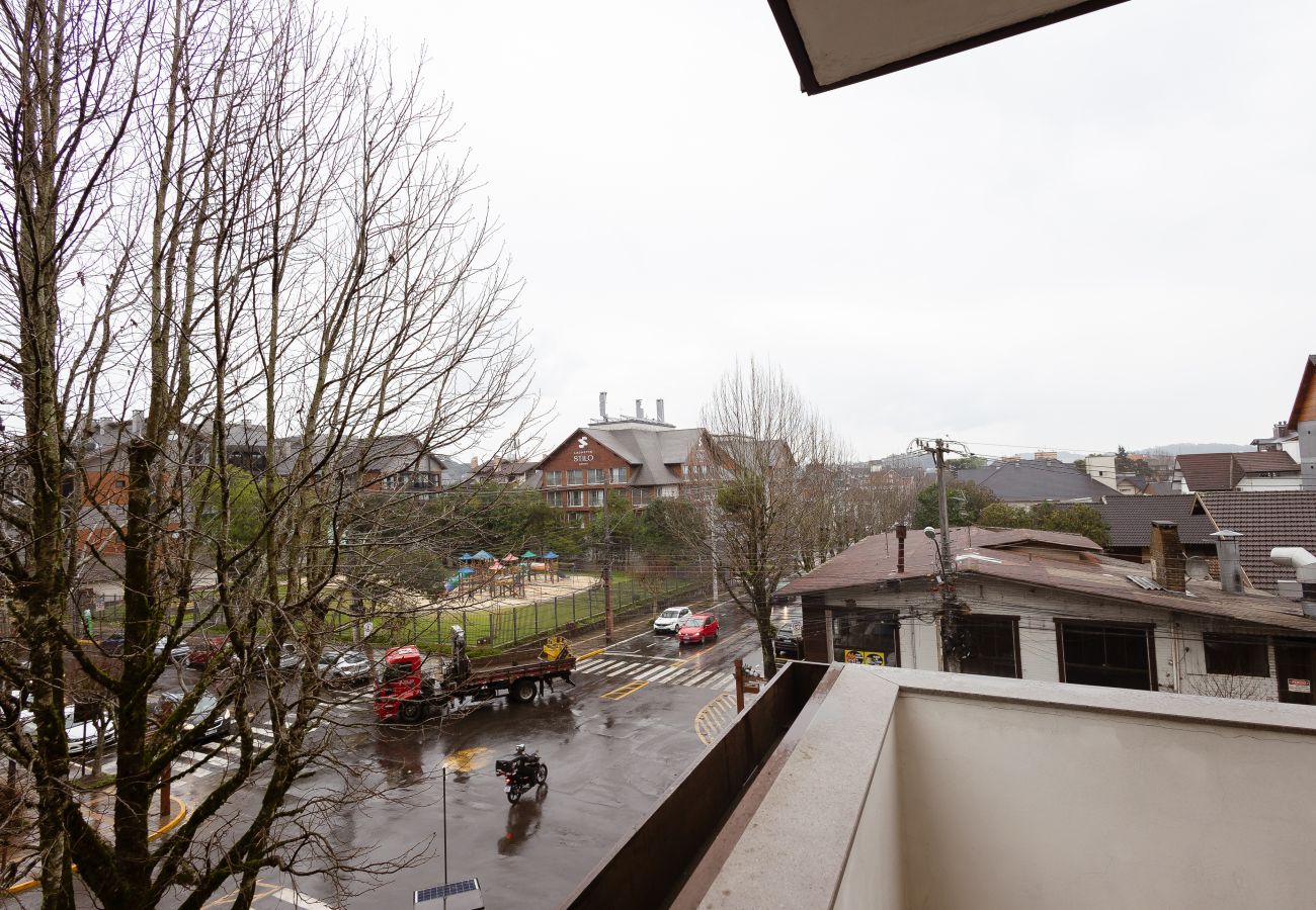 Apartamento em Gramado - NOVO! Ap 2Q com suite a 300m da R Coberta!