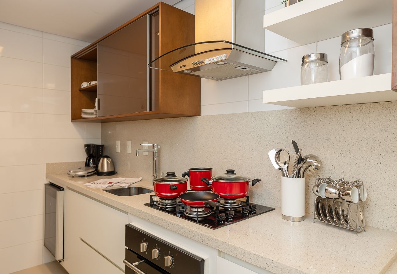 Apartamento em Gramado - Faça Tudo a Pé! 150m Rua Coberta | 2 Suítes