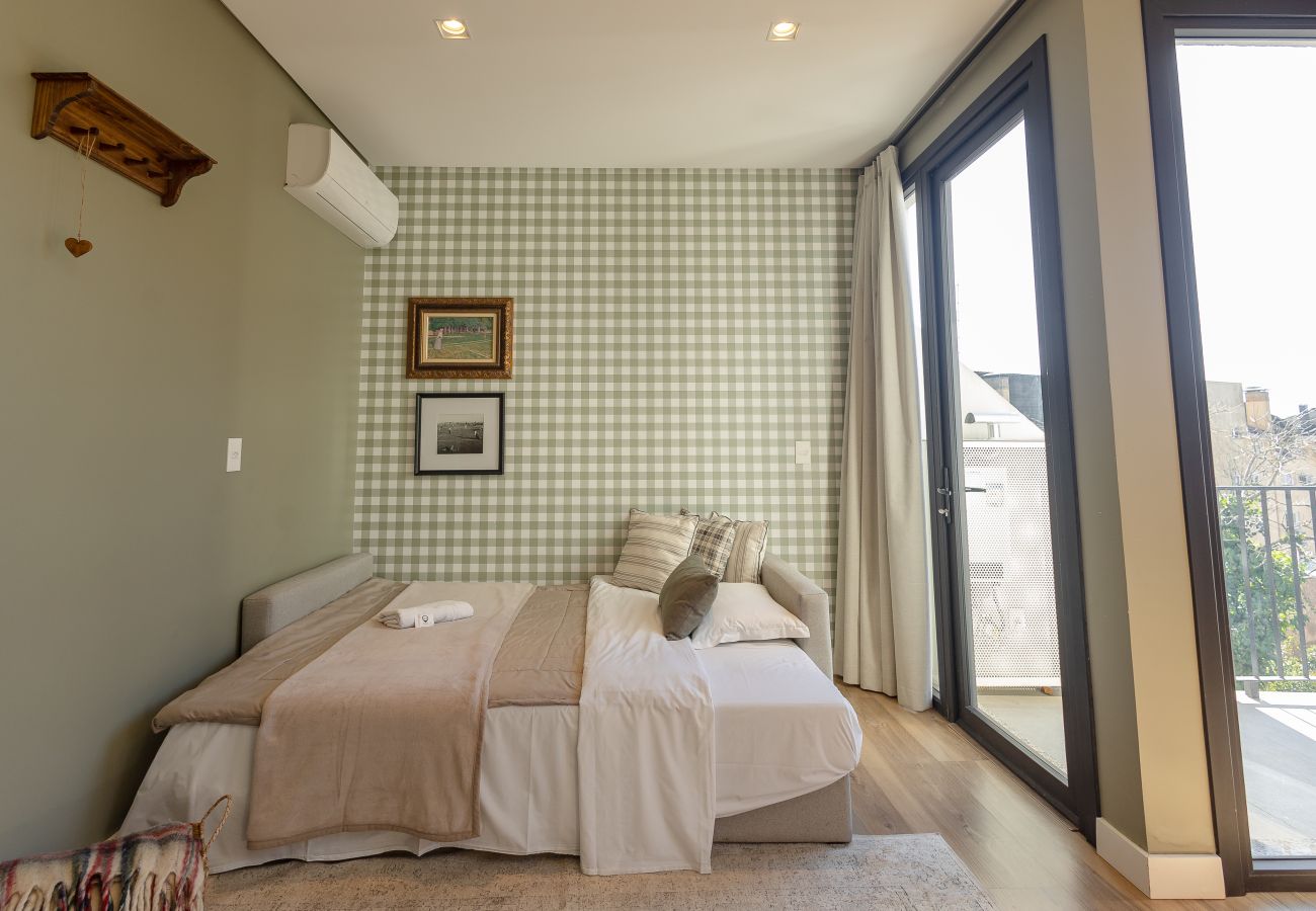 Apartamento em Gramado - 2 Apês Conectados | 100m Rua Torta | P/ 8 Pessoas