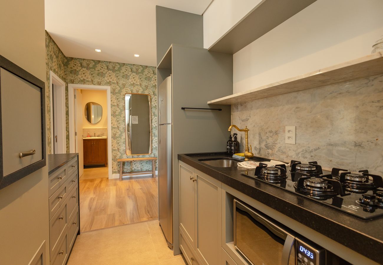 Apartamento em Gramado - 2 Apês Conectados | 100m Rua Torta | P/ 8 Pessoas