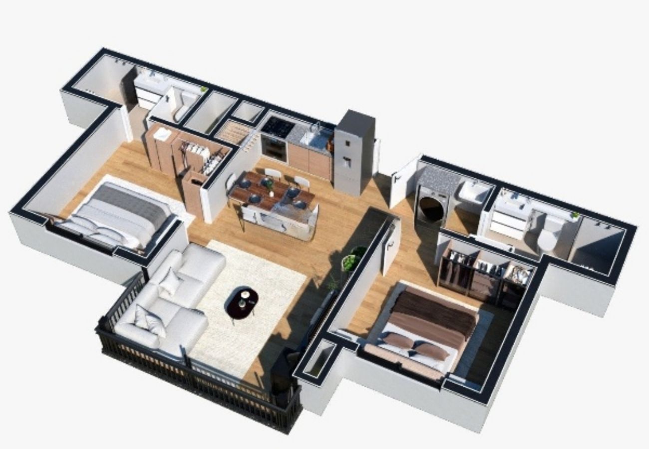 Apartamento em Gramado - Apto 02 dorm. no Residencial Mendoza REF 559253