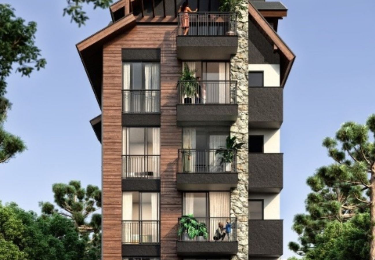 Apartamento em Gramado - Apto 02 dorm. no Residencial Mendoza REF 559253