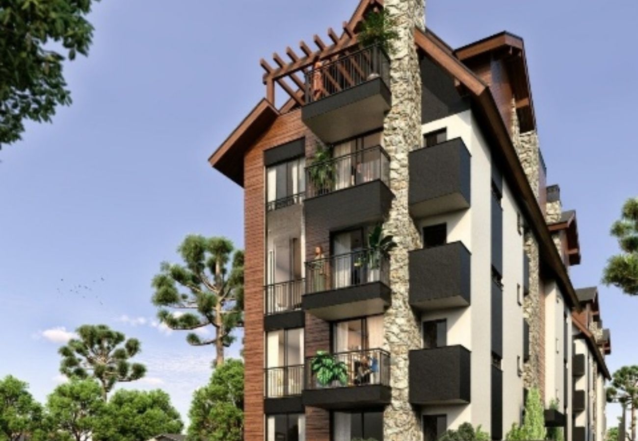 Apartamento em Gramado - Apto 02 dorm. no Residencial Mendoza REF 559253