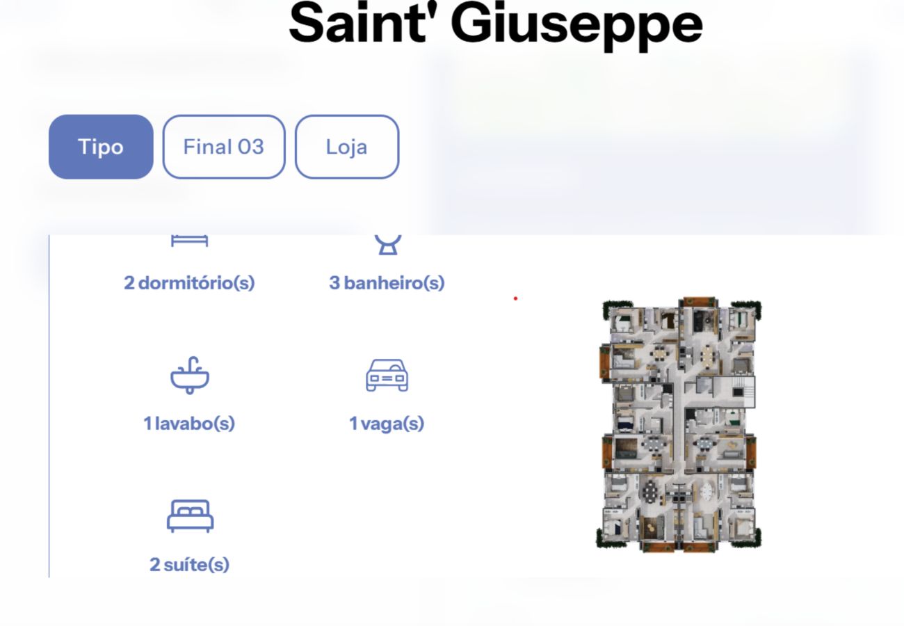 Apartamento em Gramado - RESIDENCIAL SAINT`GIUSEPPE  REF 720852