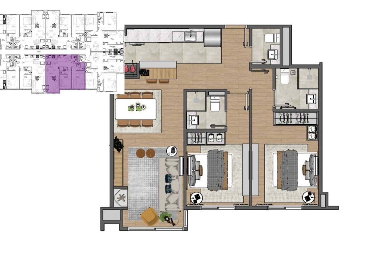 Apartamento em Gramado - APTO RESIDENCIAL RECANTO DO VERDE REF 724731