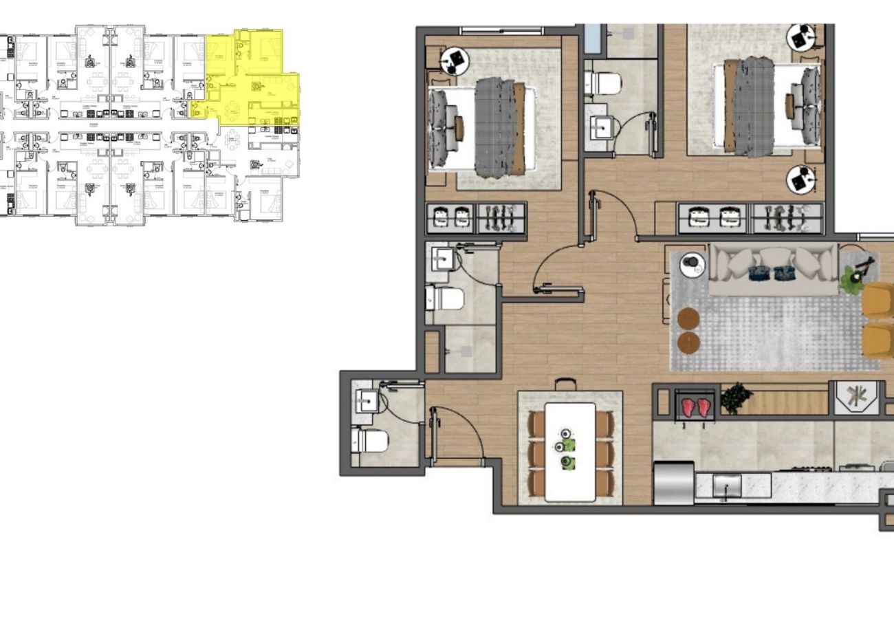 Apartamento em Gramado - APTO RESIDENCIAL RECANTO DO VERDE REF 724731