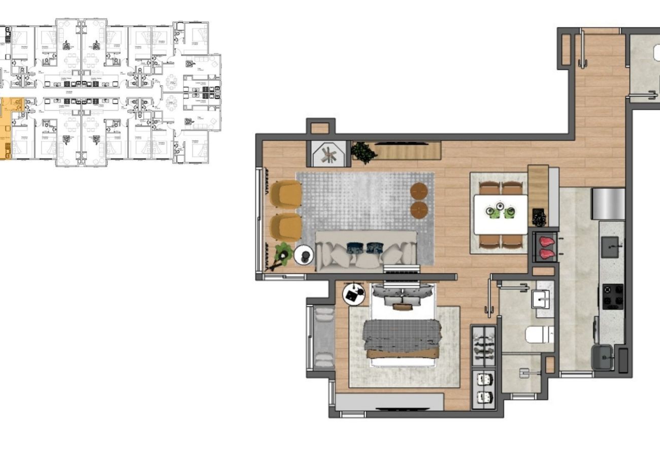 Apartamento em Gramado - APTO RESIDENCIAL RECANTO DO VERDE REF 724731