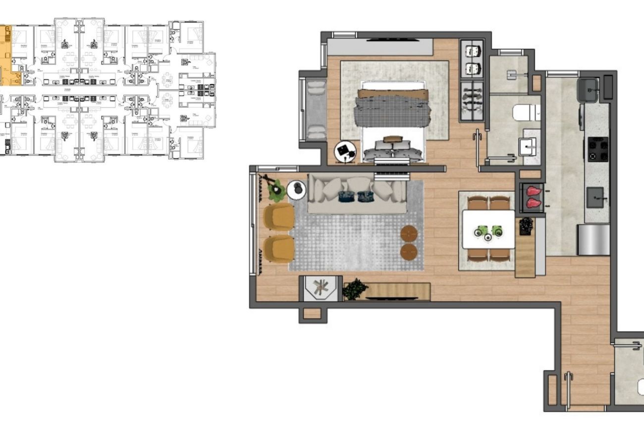 Apartamento em Gramado - APTO RESIDENCIAL RECANTO DO VERDE REF 724731