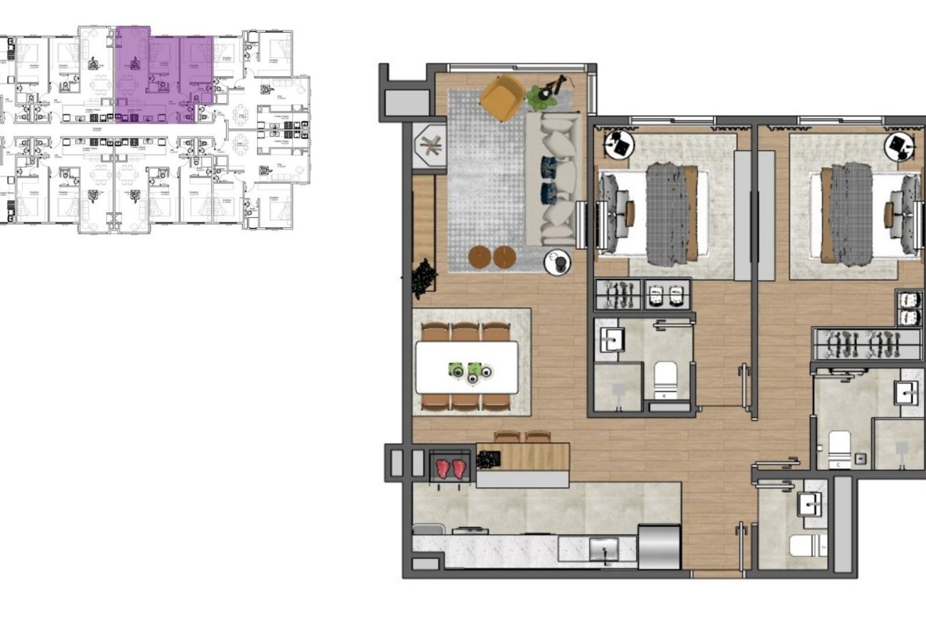Apartamento em Gramado - APTO RESIDENCIAL RECANTO DO VERDE REF 724731