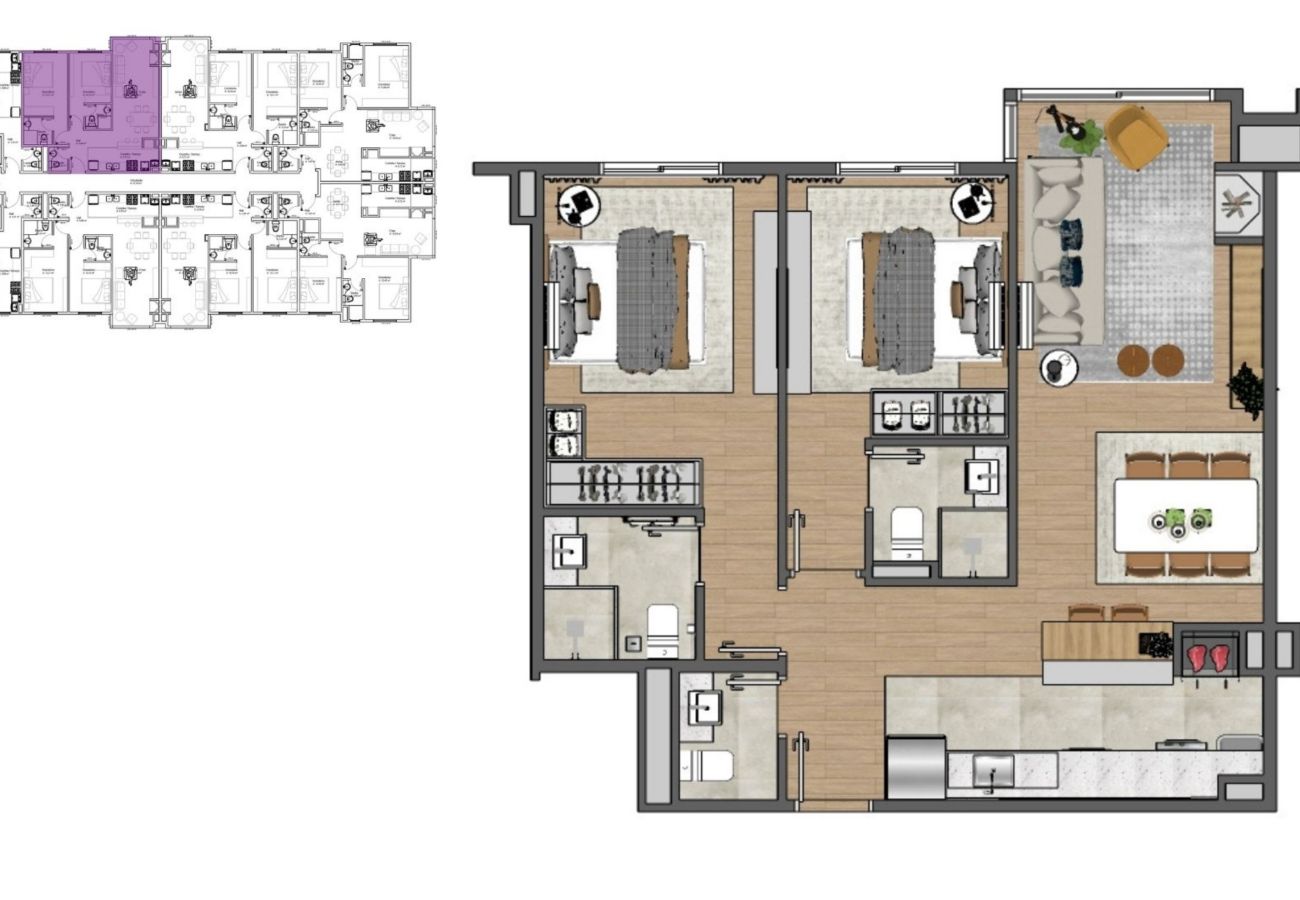 Apartamento em Gramado - APTO RESIDENCIAL RECANTO DO VERDE REF 724731