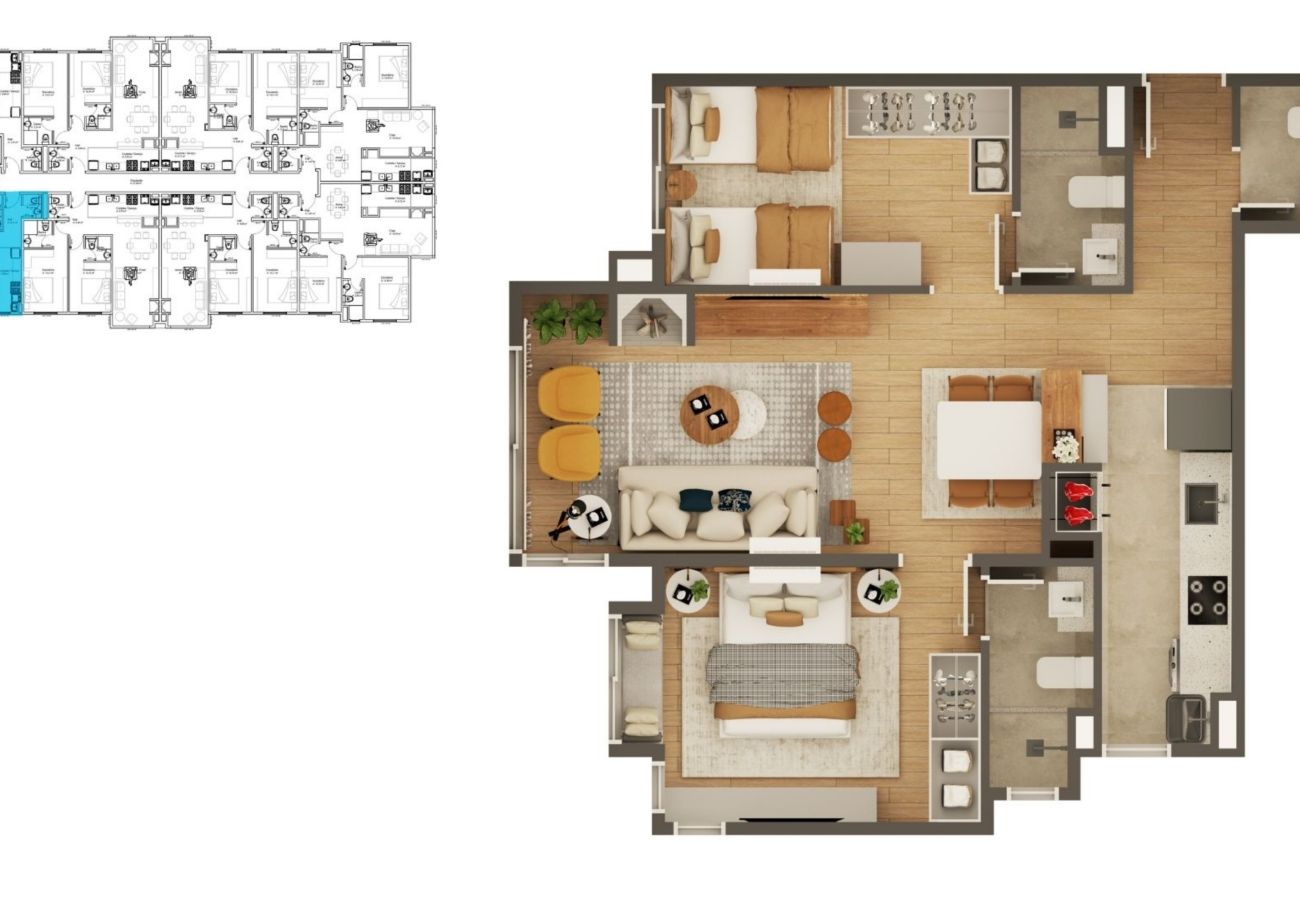 Apartamento em Gramado - APTO RESIDENCIAL RECANTO DO VERDE REF 724731