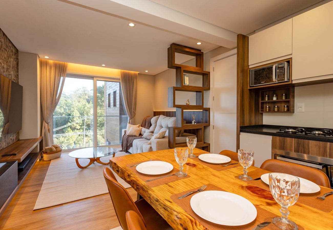 Apartamento em Gramado - APTO 1 DORMITÓRIO ALPES DA MONTANHA REF 778013