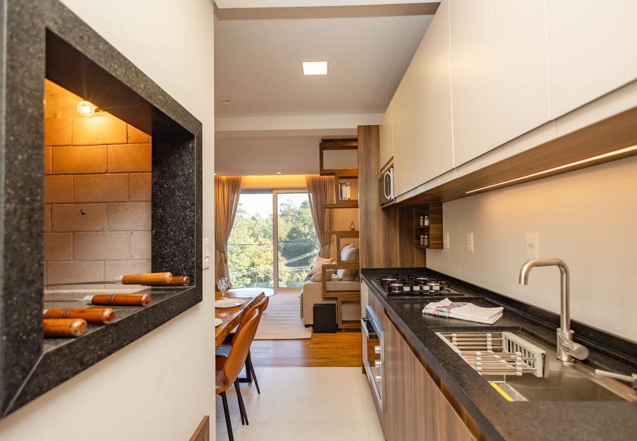 Apartamento em Gramado - APTO 1 DORMITÓRIO ALPES DA MONTANHA REF 778013
