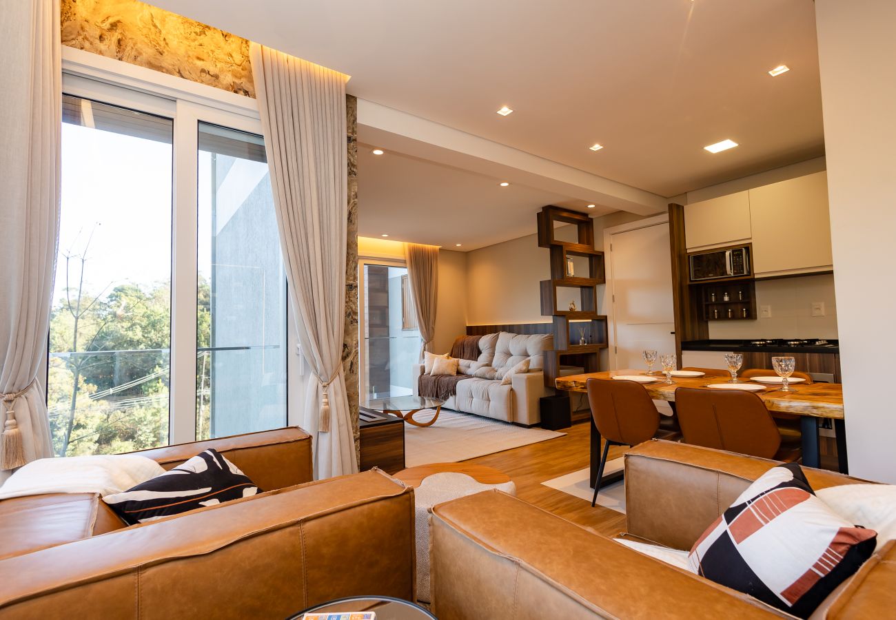 Apartamento em Gramado - APTO 1 DORMITÓRIO ALPES DA MONTANHA REF 778013